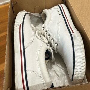 White Sperry Striper II CVO Naut White STS22039 10.5 Men’s USA worn
